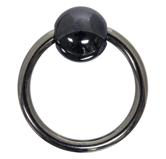 Klemmkugelring SILVER - 1,0 mm aus G23 Titan - Ball Closure Ring