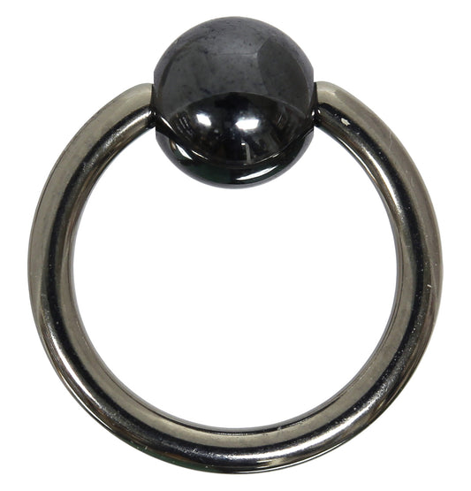 Klemmkugelring SILVER - 1,2 mm aus G23 Titan - Ball Closure Ring