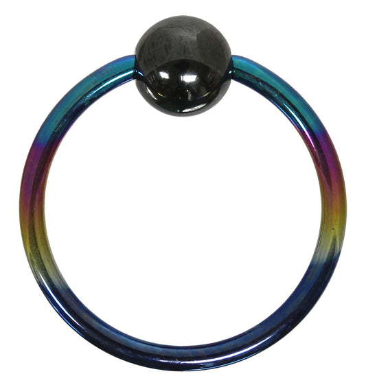 Klemmkugelring MULTICOLORED - 1,2 mm aus G23 Titan - Ball Closure Ring