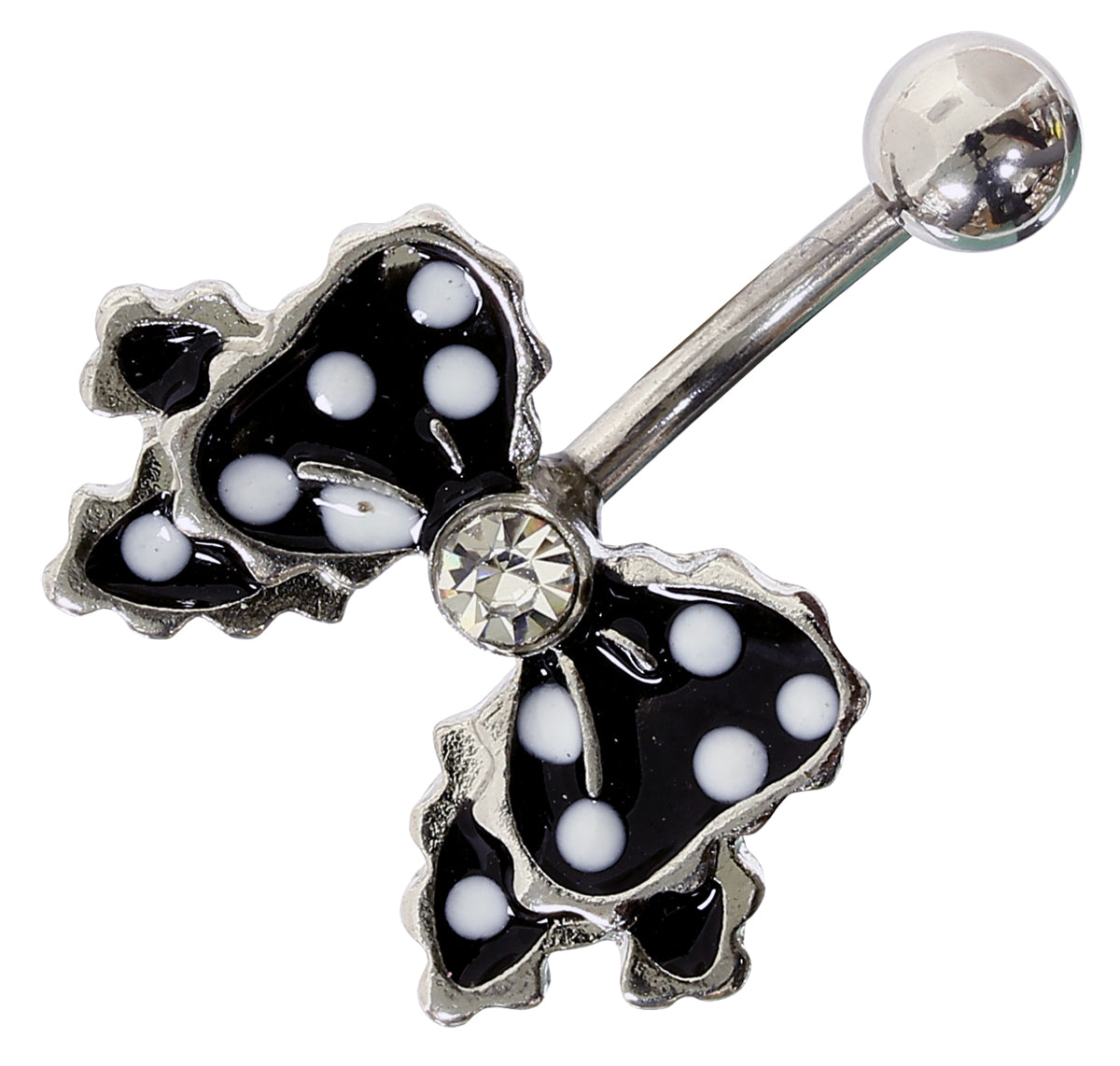 Bauchnabelpiercing SCHWARZE FLIEGE - 316L Chirurgenstahl - Navel Piercing