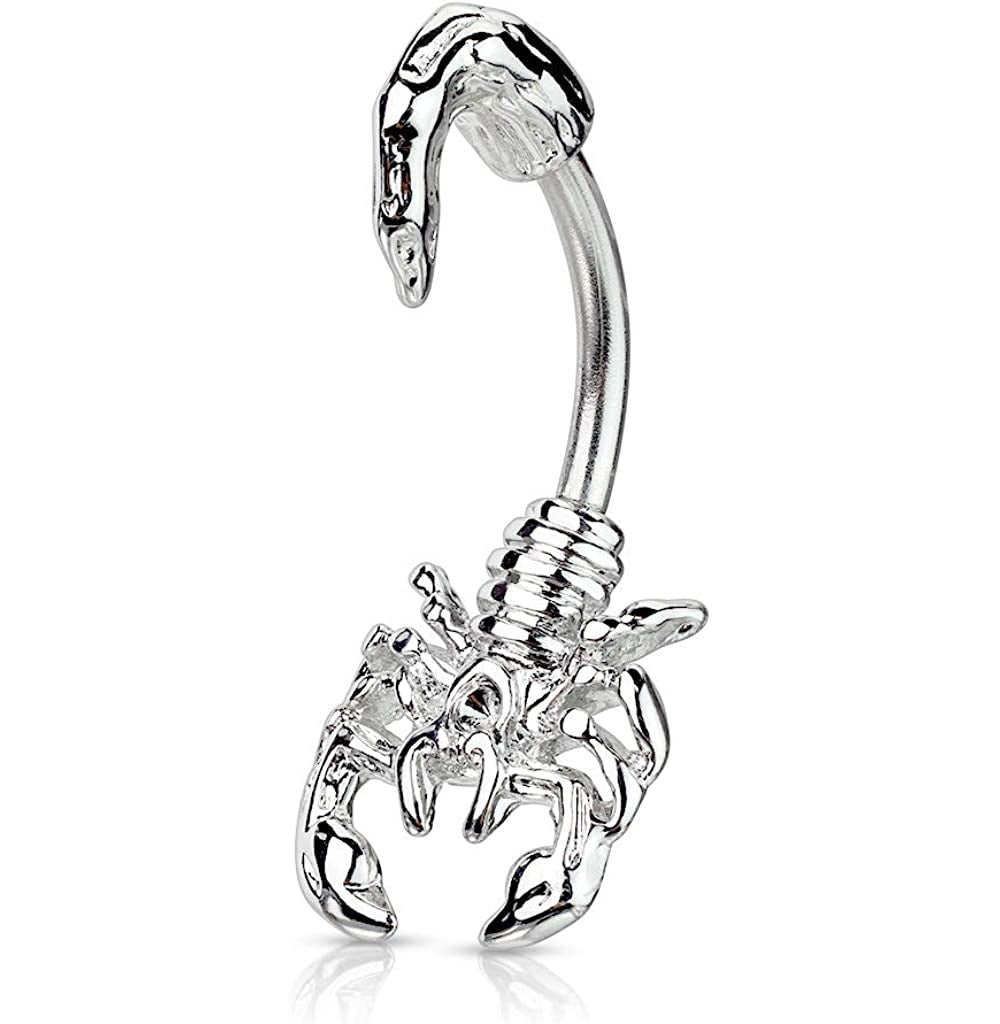 Bauchnabelpiercing SKORPION - 316L Chirurgenstahl - Navel Piercing