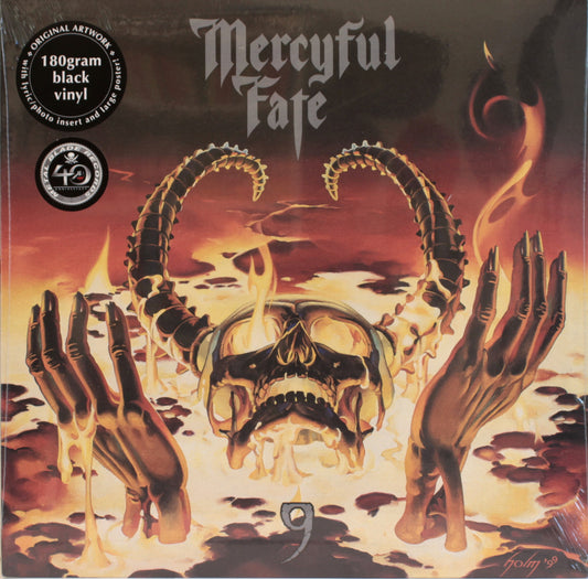 Mercyful Fate - 9 LP - Black Vinyl - Schallplatte Record - Re-Issue