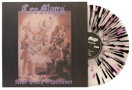 Cro-Mags - NEAR DEATH EXPERIENCE LP - Clear/Black/Purple Vinyl Schallplatte Re-Issue