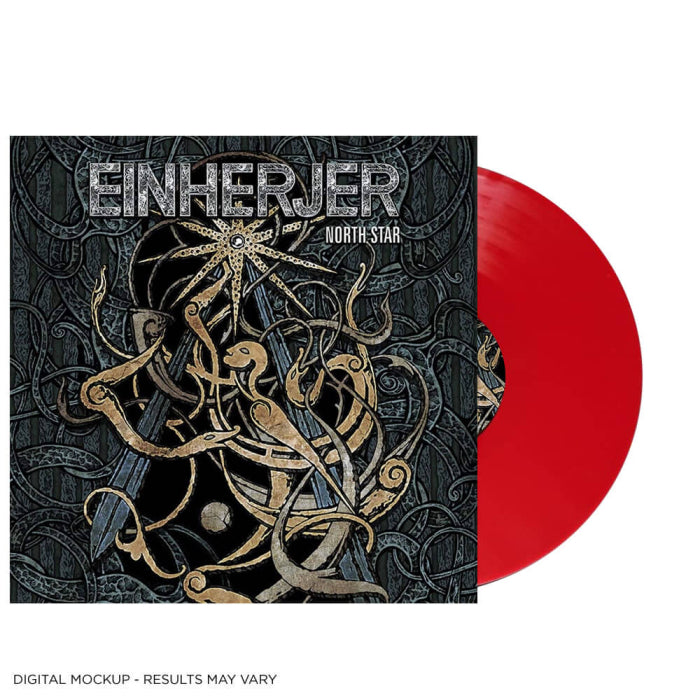 Einherjer - NORTH STAR LP - Red Vinyl - Schallplatte Record Gatefold