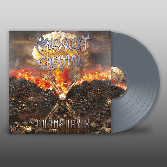 Malevolent Creation - DOOMSDAY X LP - Grey Vinyl - Schallplatte Record