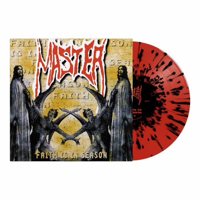 Master - FAITH IS IN SEASON LP - Red-Black-Splatter Vinyl - Schallplatte Record