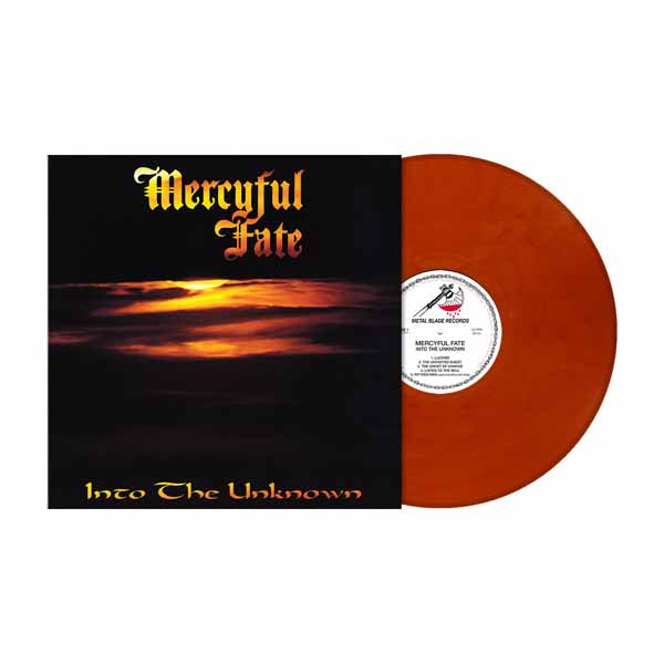 Mercyful Fate - INTO THE UNKNOWN LP - Iced Tea Marbled Vinyl - Schallplatte Record - Re-Issue