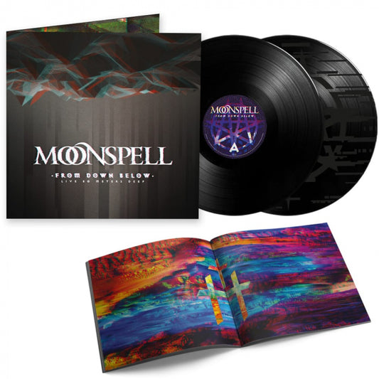 Moonspell - FROM DOWN BELOW - LIVE 80 METERS DEEP Doppel-LP - Black Vinyl - Schallplatte Record