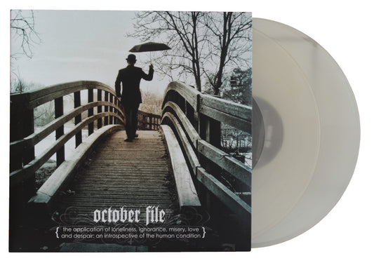 October File - THE APPLICATION OF LONELINESS, IGNORANCE... Doppel-LP - Grey Vinyl - Schallplatte