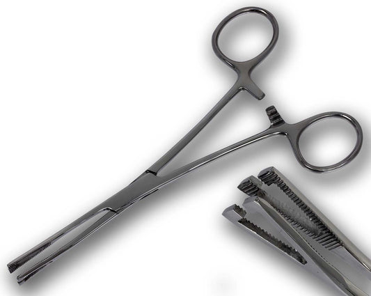 Pennington Forceps - große, geöffnete Piercingzange Dreieckszange sterilisierbar