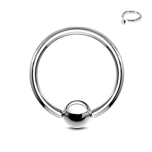 Klemmkugelring BCR - 10,0 mm aus 316L Chirurgenstahl - Ball Closure Ring