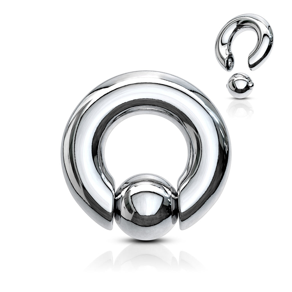 Federkugelring - 3,0 mm aus 316L Chirurgenstahl - Spring Closure Ring