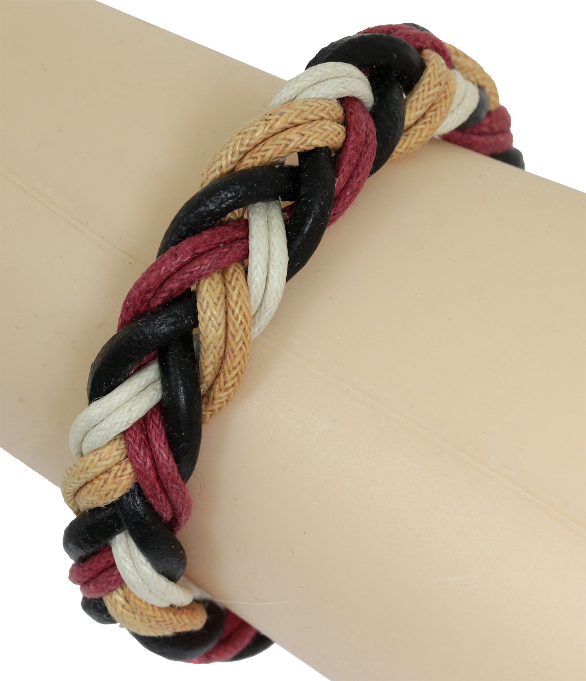 Armband WEINROT - Leder in verschiedenen Farben - mit gleitendem Knotenverschluß - Lederarmband