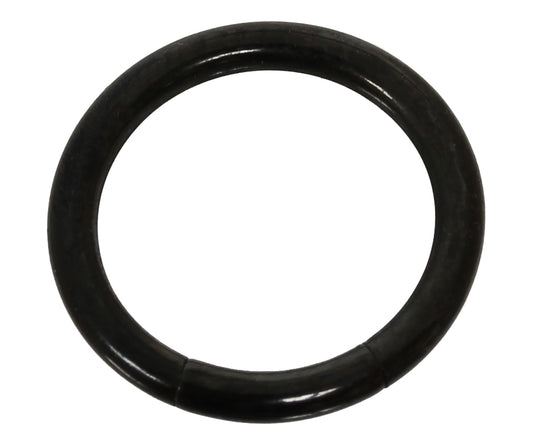 Segmentring - 1,2 mm aus schwarzem 316L Chirurgenstahl - Smooth Closure Ring