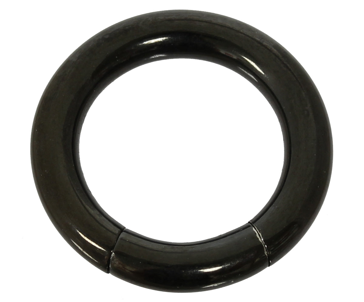 Segmentring - 5,0 mm aus schwarzem 316L Chirurgenstahl - Smooth Closure Ring