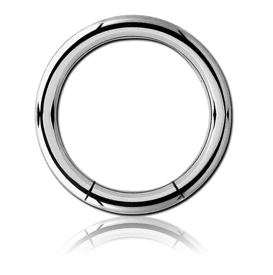 Segmentring - 4,0 mm aus G23 Titan - Smooth Closure Ring